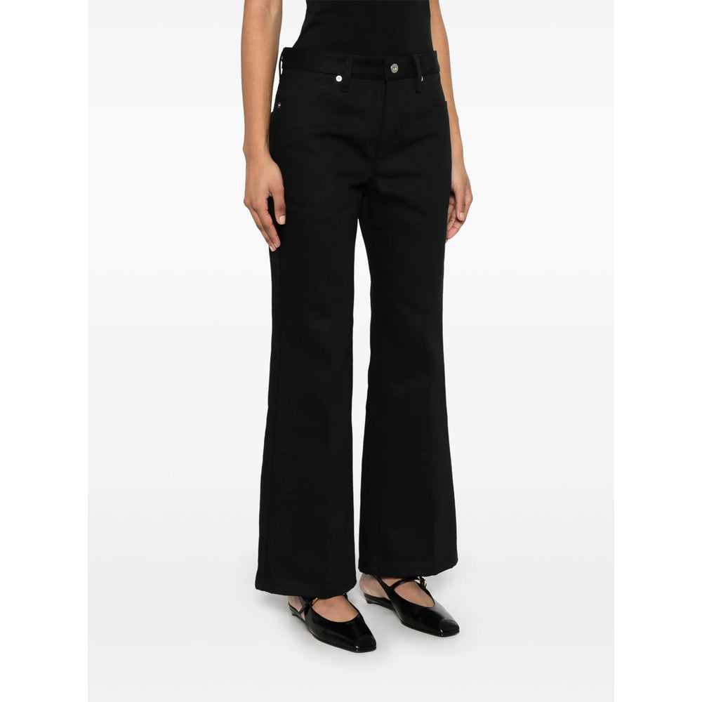 Jil Sander Black Denim - Flared Jeans Women