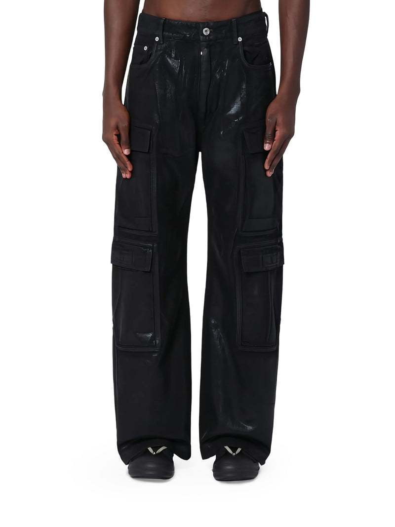 Rick Owens Men Double Cargo Jeans
