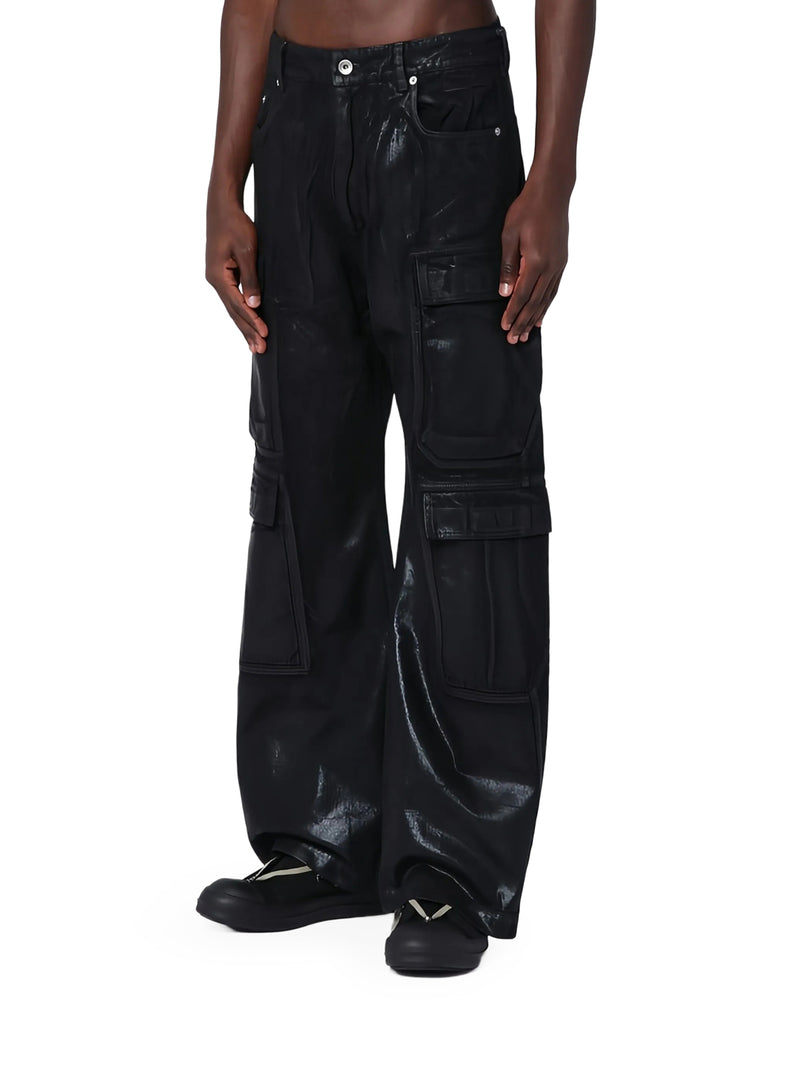 Rick Owens Men Double Cargo Jeans