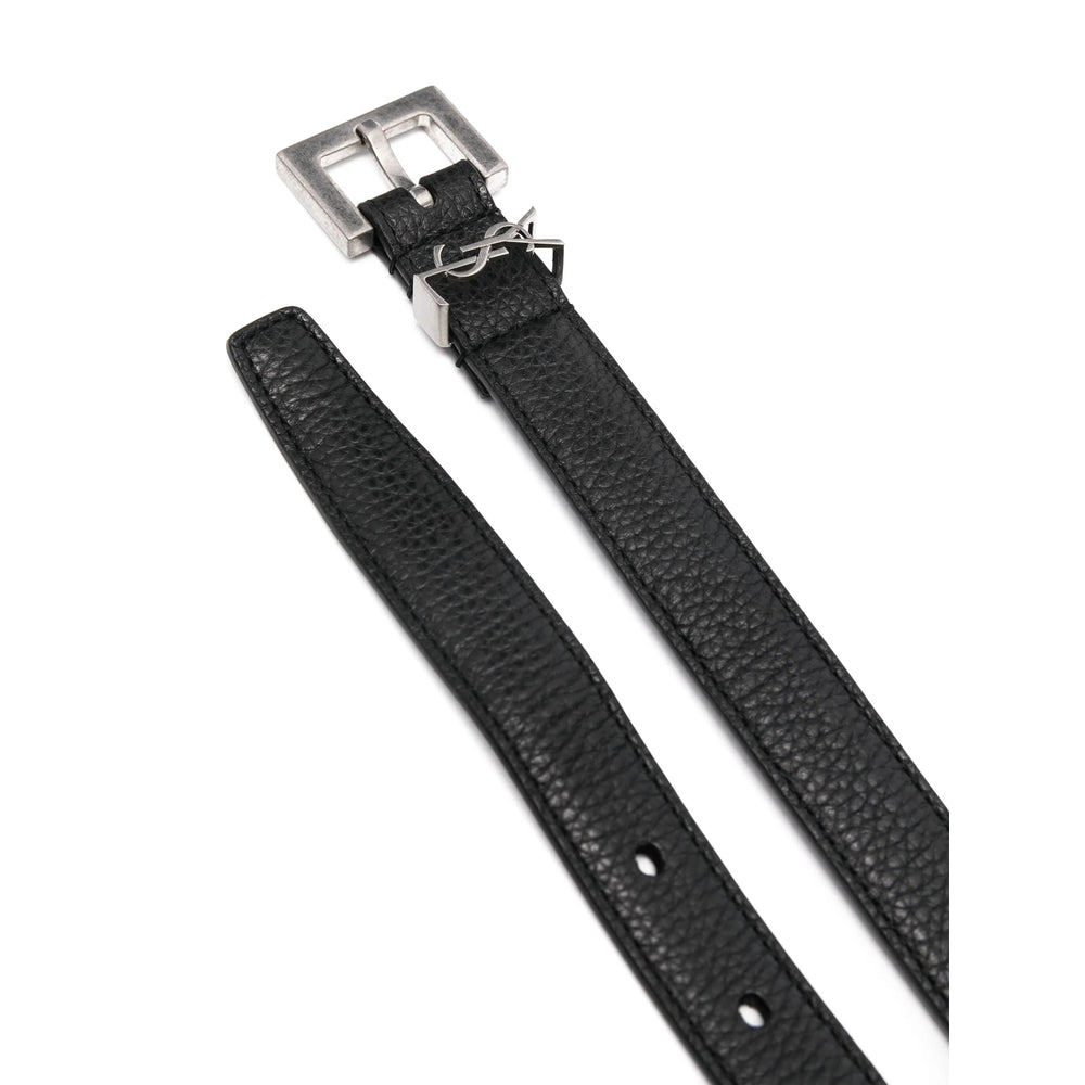 Saint Laurent Black Belts Men