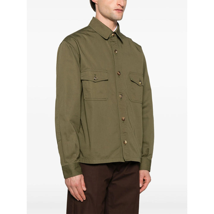 Saint Laurent Green Jackets - Shirt Jackets Men