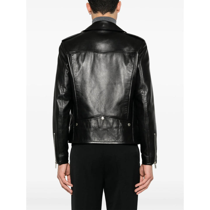 Saint Laurent Black Jackets - Biker Jackets Men
