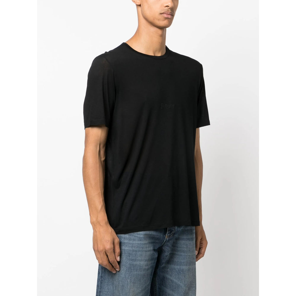 Saint Laurent Black T-Shirts & Vests - T-Shirts Men