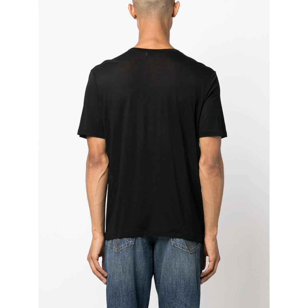 Saint Laurent Black T-Shirts & Vests - T-Shirts Men