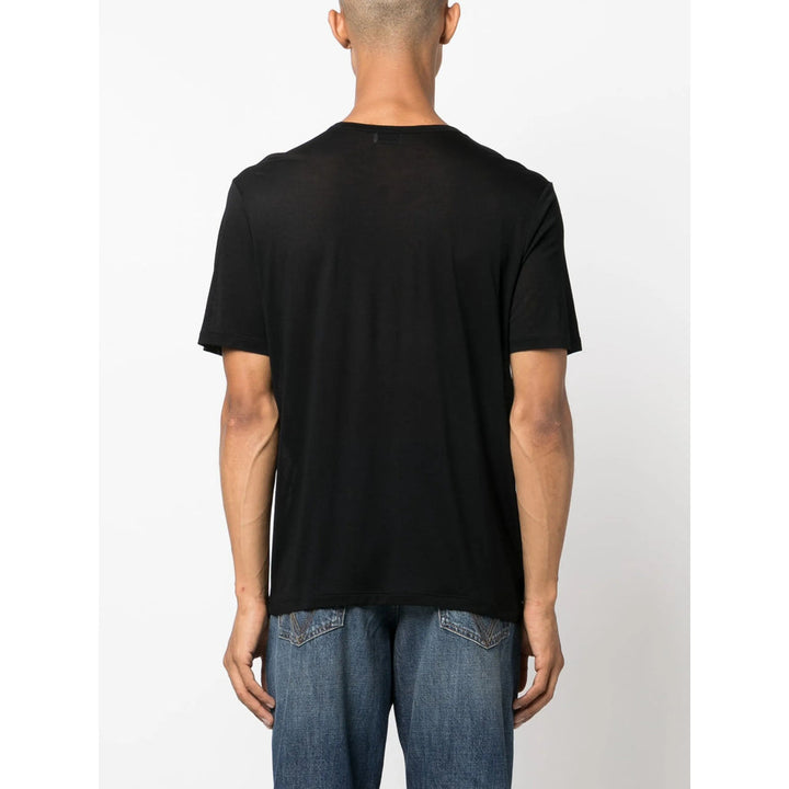 Saint Laurent Black T-Shirts & Vests - T-Shirts Men
