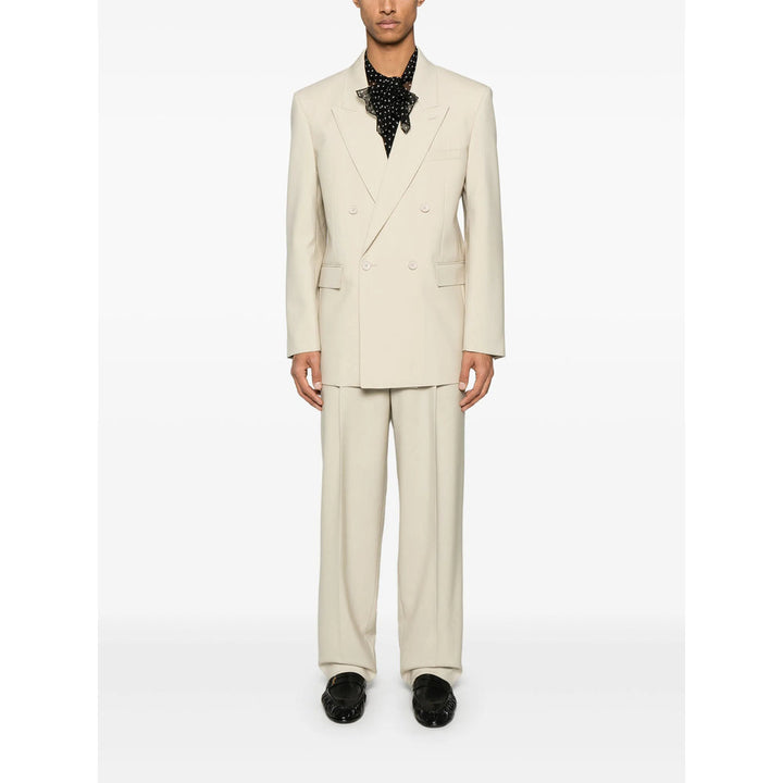 Saint Laurent Neutrals Jackets - Blazers Men