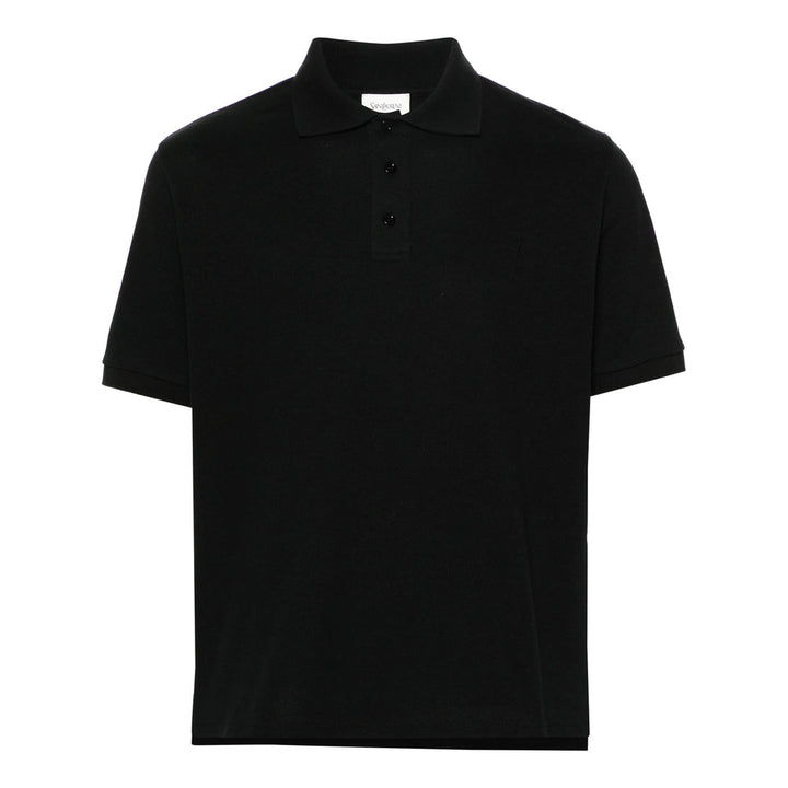 Saint Laurent Black Polo Shirts Men