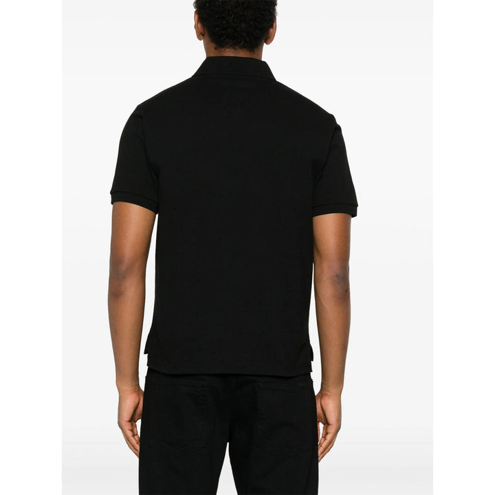 Saint Laurent Black Polo Shirts Men