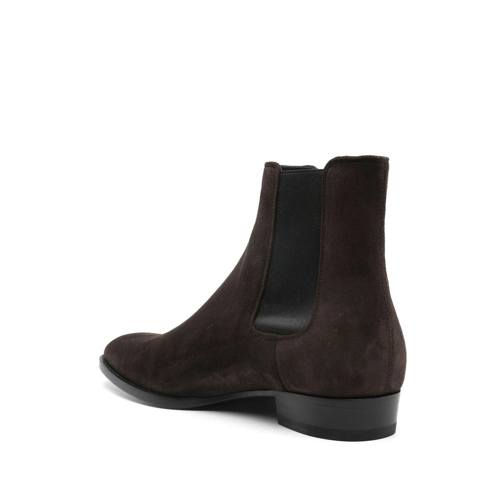 Saint Laurent Brown Boots Men