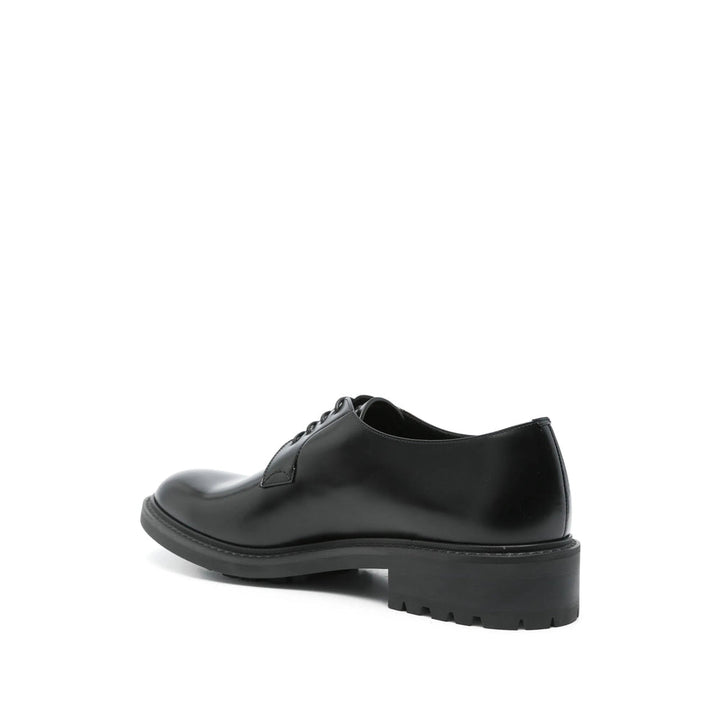 Saint Laurent Black Derby Shoes Men