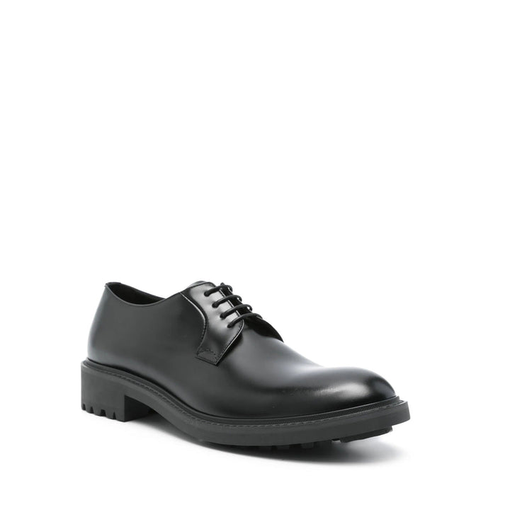 Saint Laurent Black Derby Shoes Men