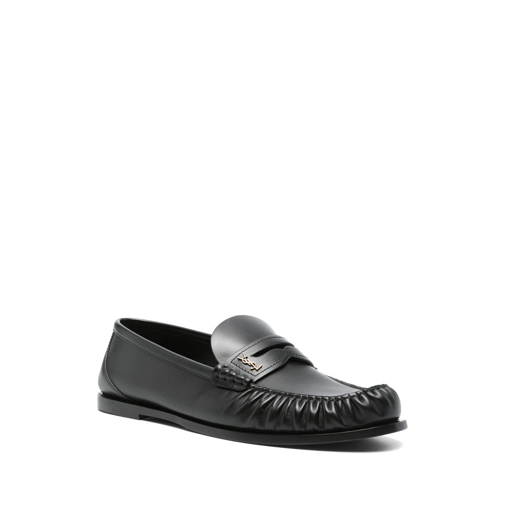 Saint Laurent Black Loafers Men
