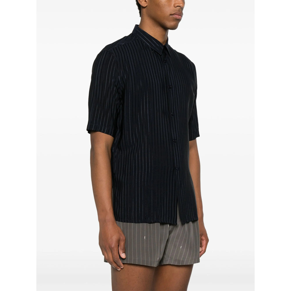 Saint Laurent Blue Shirts Men