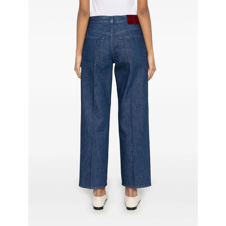 Gucci Blue Denim - Straight-Leg Jeans Women
