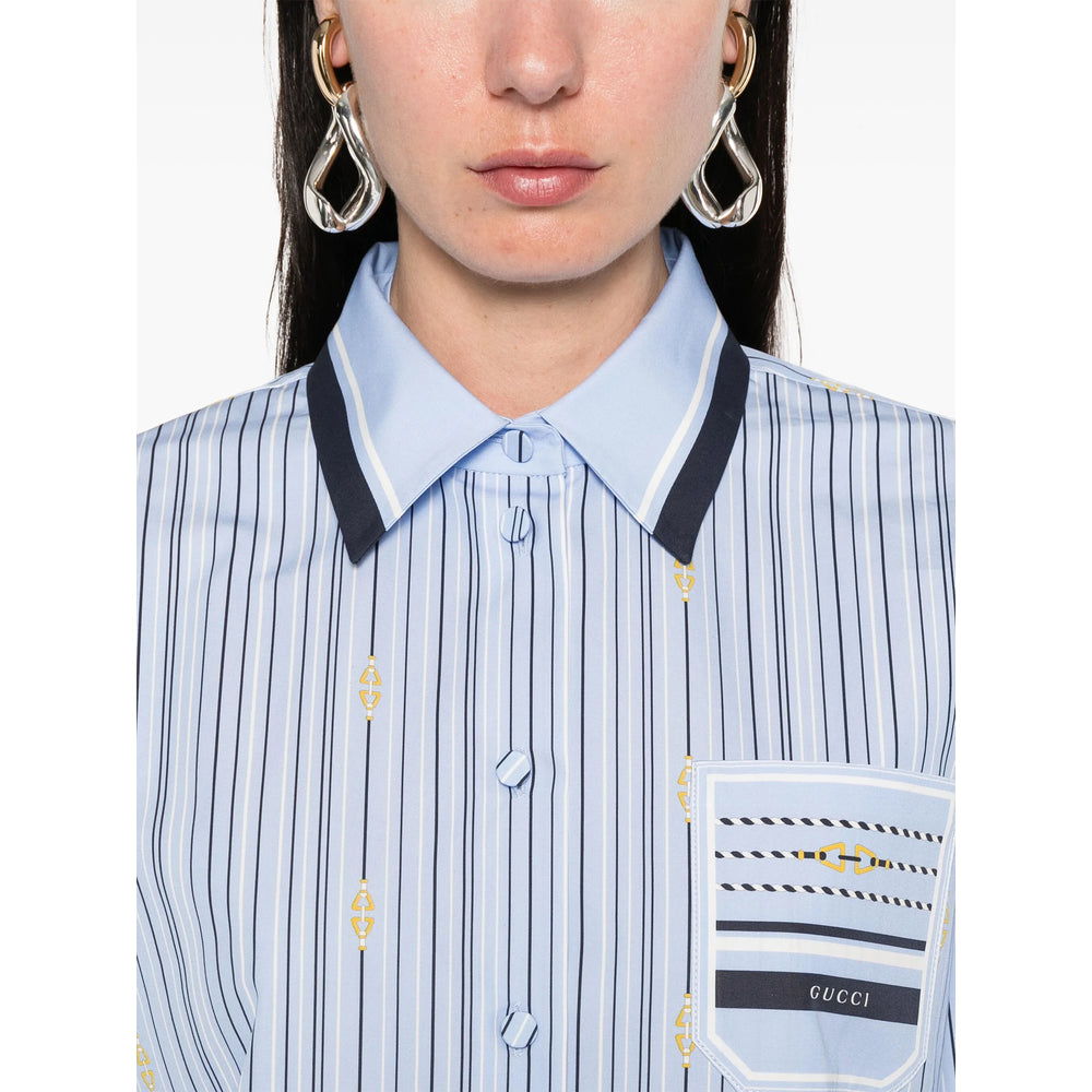 Gucci Blue Tops - Shirts Women