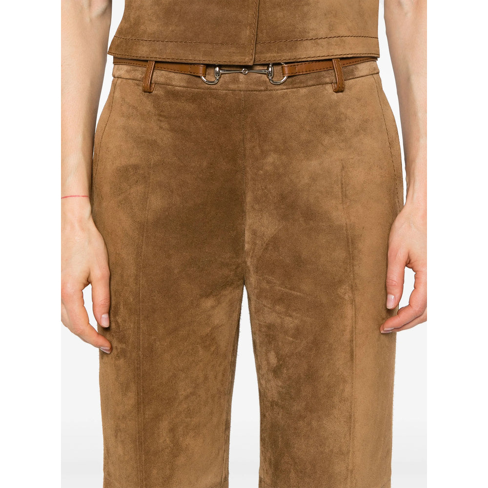 Gucci Brown Trousers - Straight Trousers Women