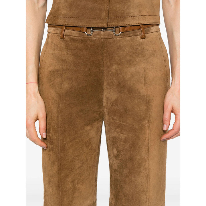 Gucci Brown Trousers - Straight Trousers Women