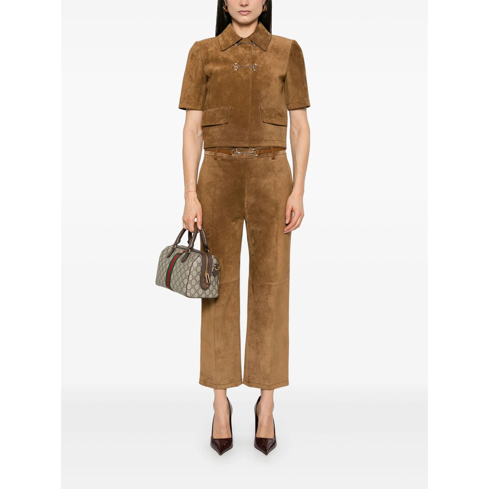 Gucci Brown Trousers - Straight Trousers Women