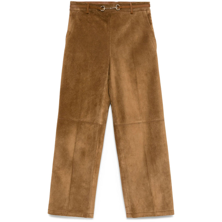 Gucci Brown Trousers - Straight Trousers Women