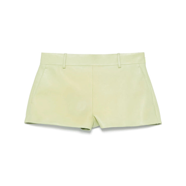 Gucci Green Shorts - Leather & Faux Leather Shorts Women