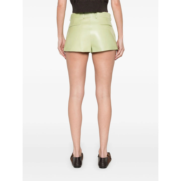 Gucci Green Shorts - Leather & Faux Leather Shorts Women