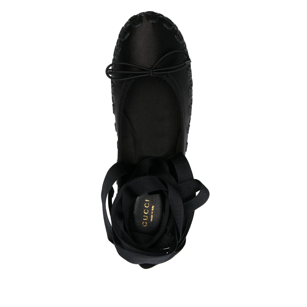 Gucci Black Ballet Flats Women