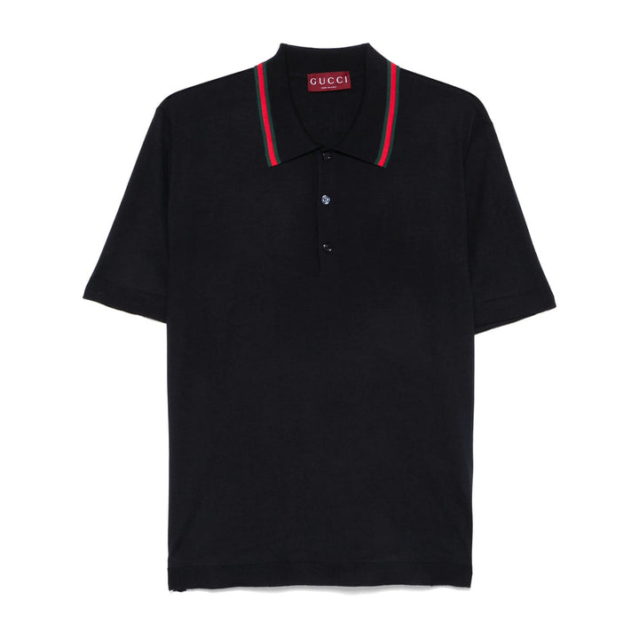 Gucci Blue Polo Shirts Men