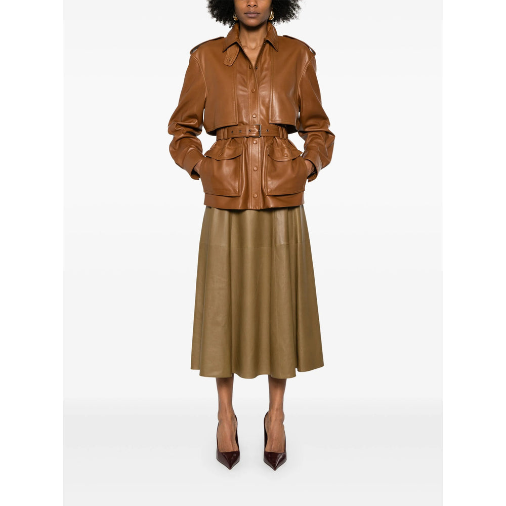 Saint Laurent Green Skirts - A-Line Skirts Women