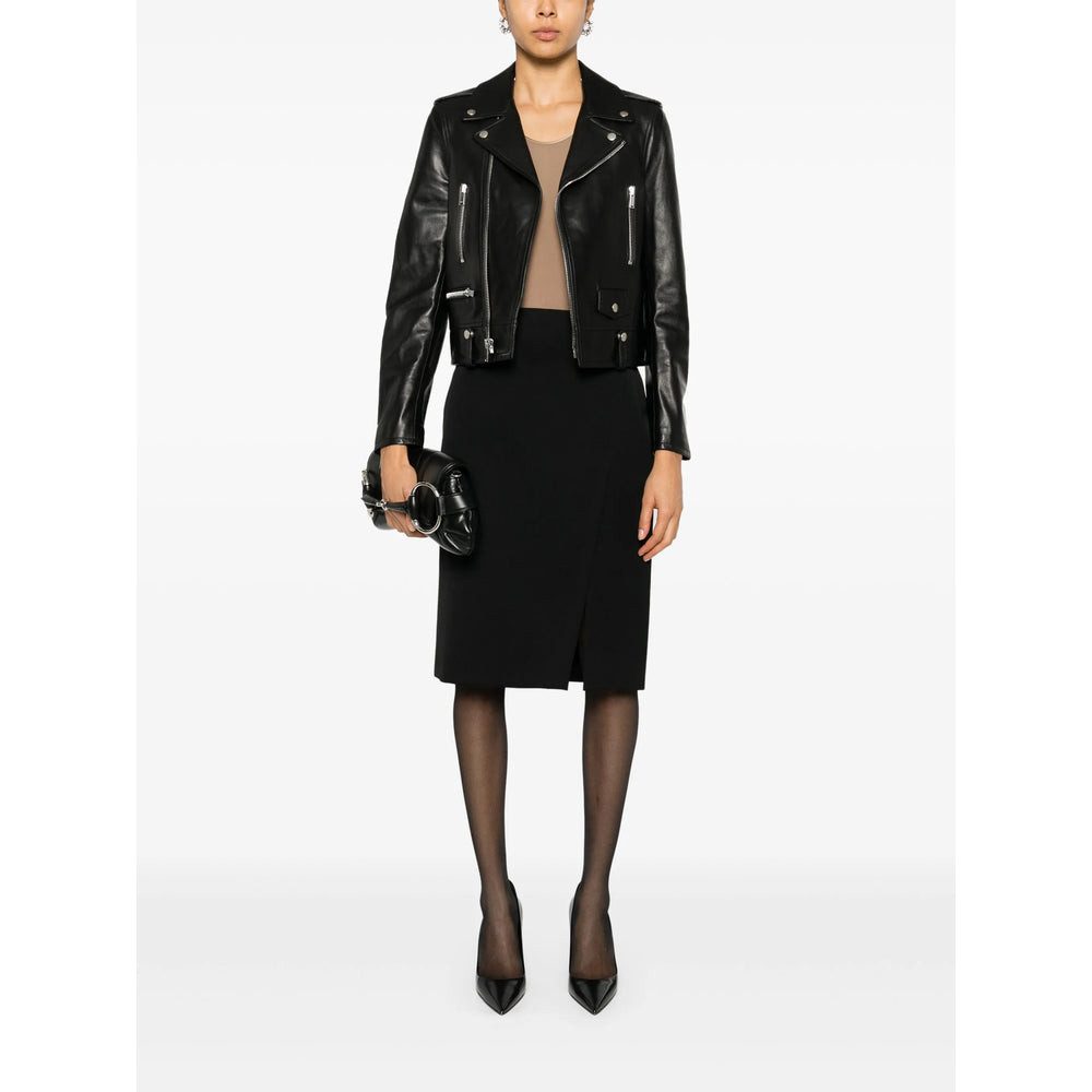 Saint Laurent Black Jackets - Biker Jackets Women