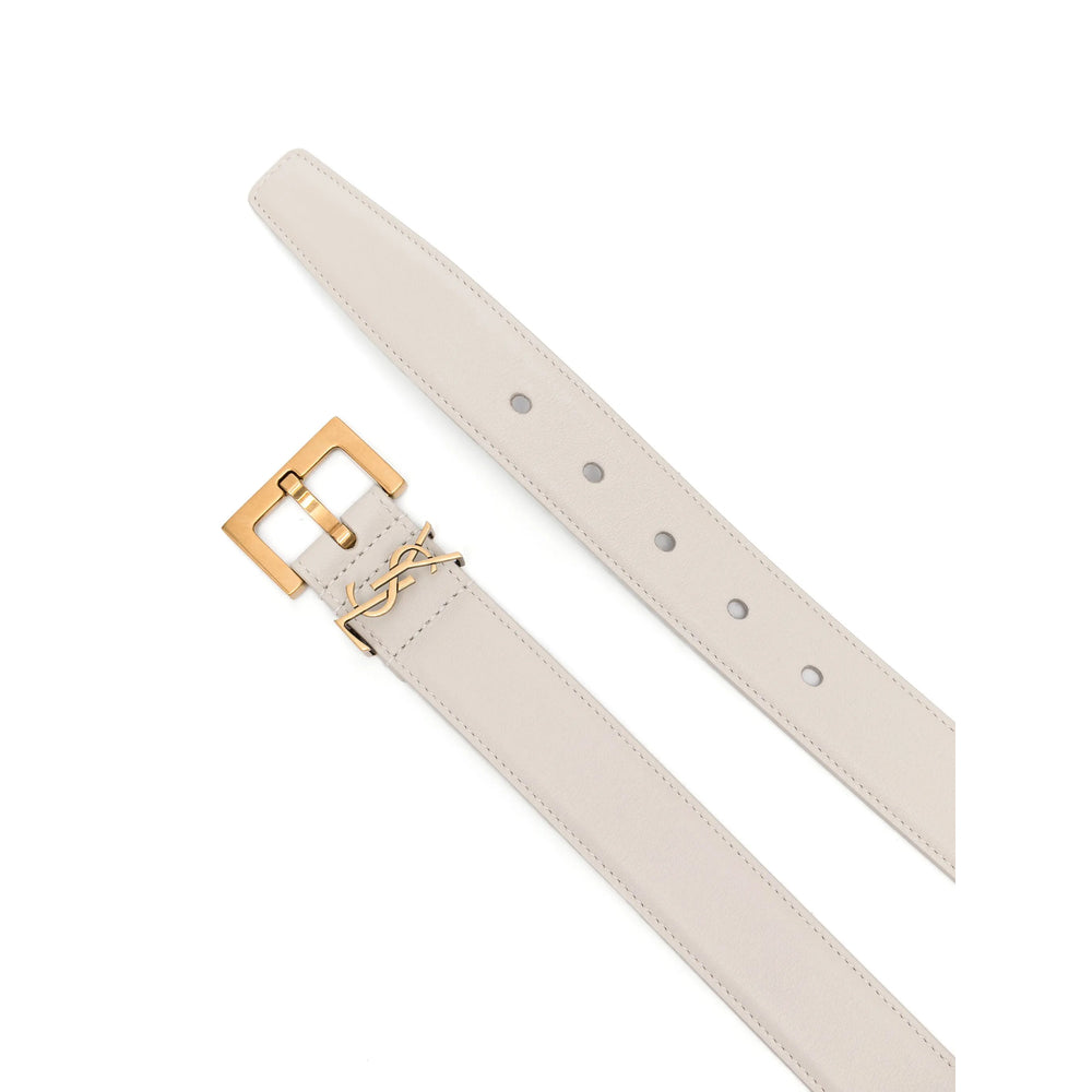 Saint Laurent Neutrals Belts Women