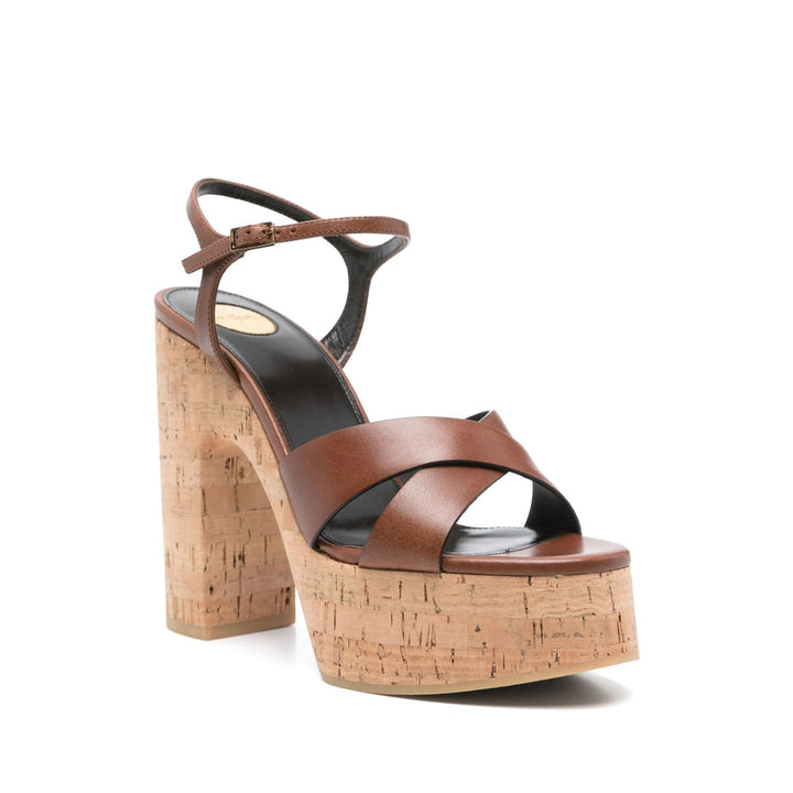 Saint Laurent Brown Sandals Women