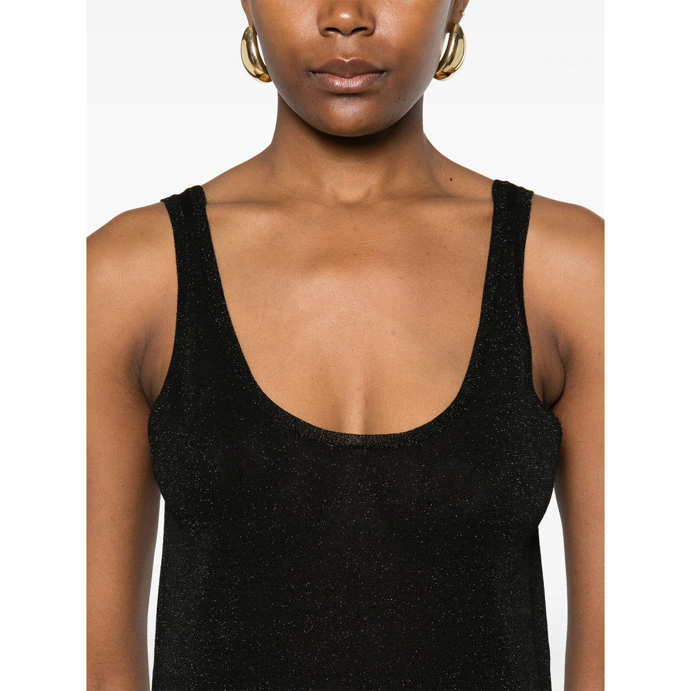 Saint Laurent Black Tops - Vests & Tank Tops Women
