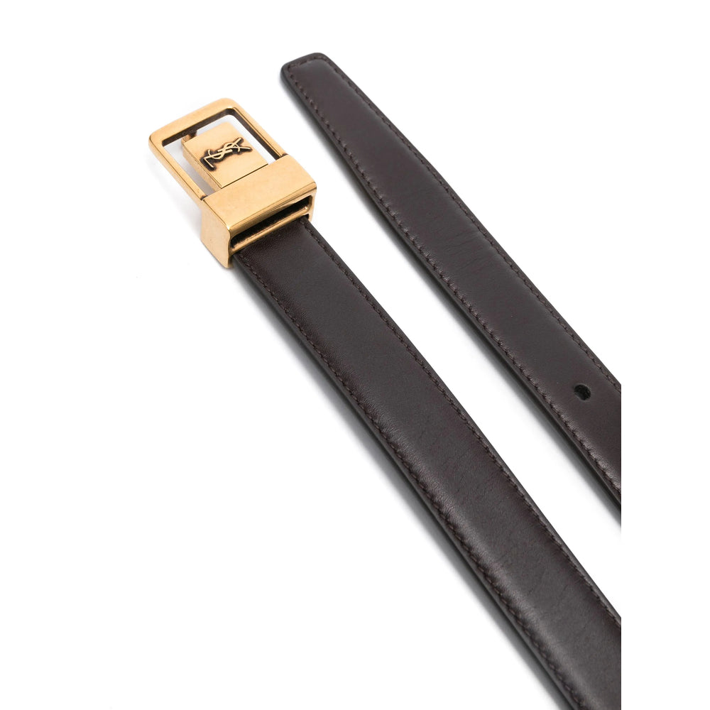 Saint Laurent Brown Belts Women