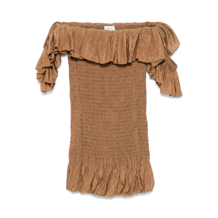 Saint Laurent Brown Dresses - Day Dresses Women