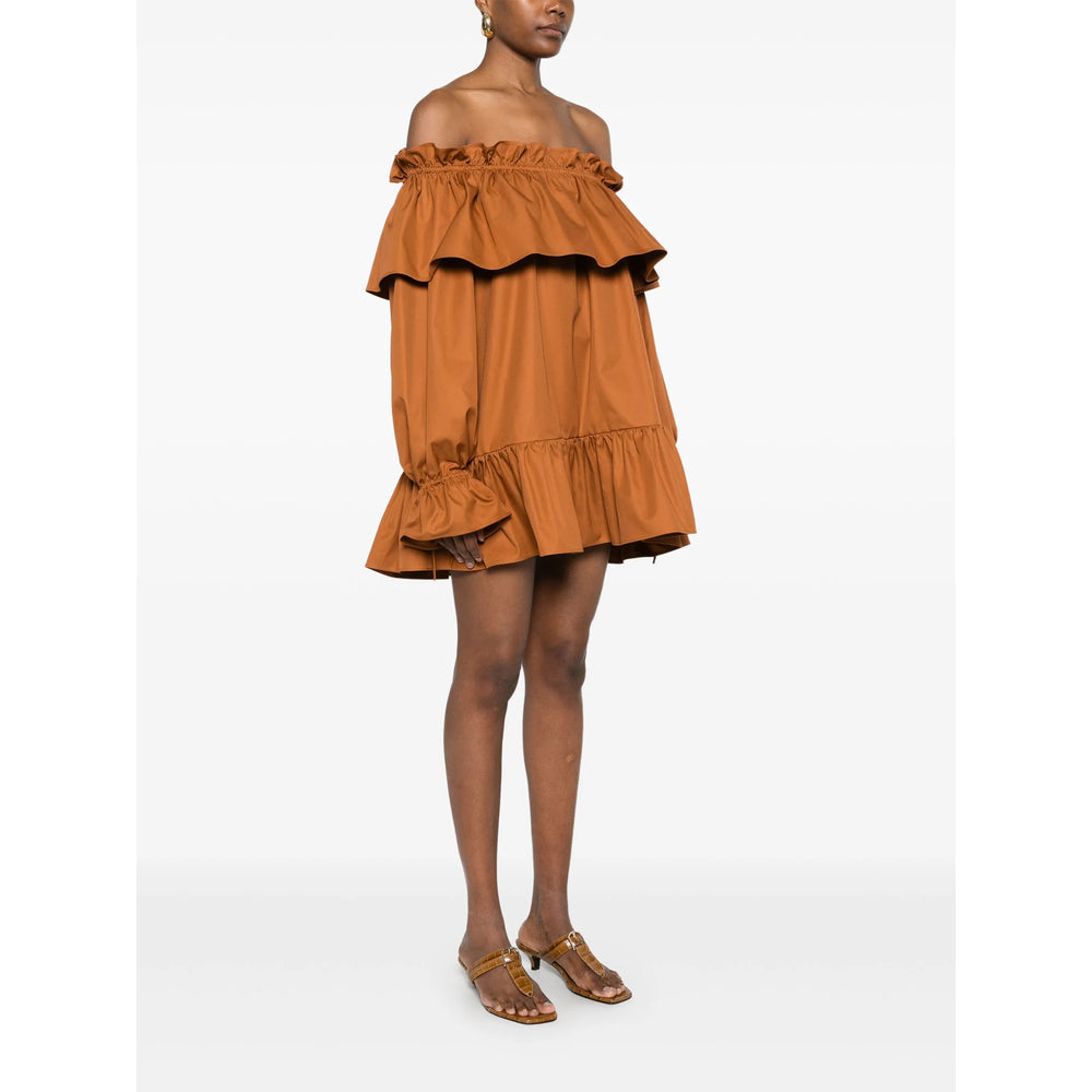 Saint Laurent Brown Dresses - Day Dresses Women