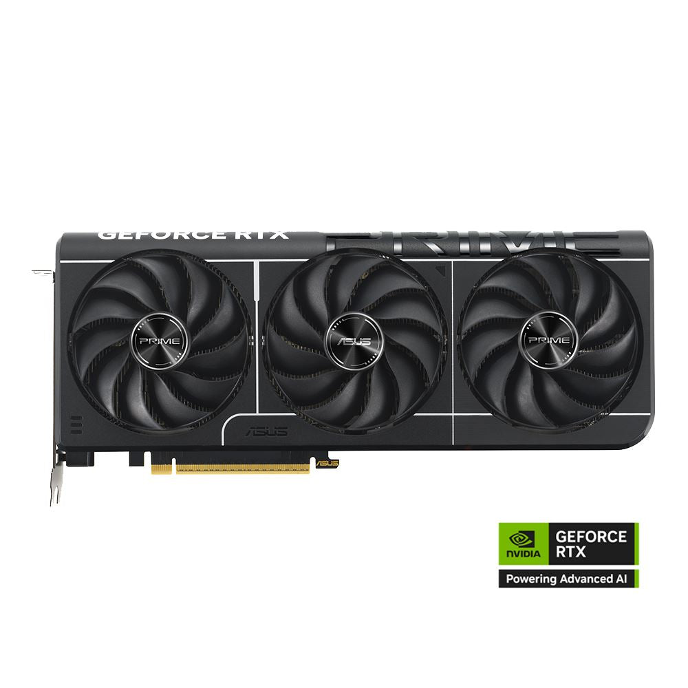 ASUS NVIDIA GeForce RTX 5080 Prime Overclocked Triple Fan 16GB GDDR7 PCIe 5.0 Graphics Card