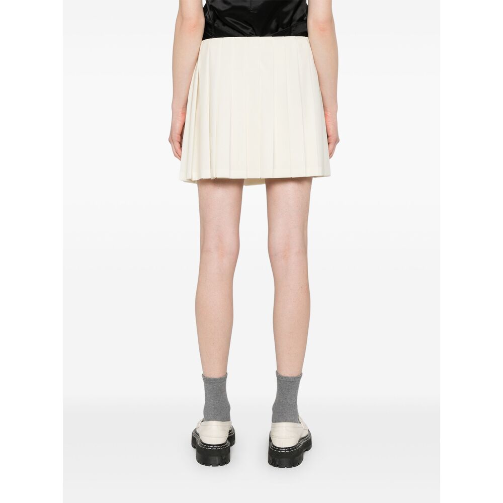 Miu Miu Neutrals Skirts - Pleated Skirts Women