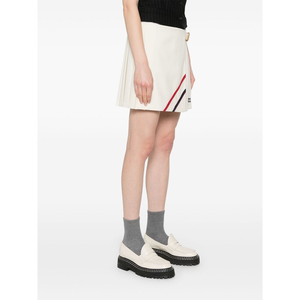 Miu Miu Neutrals Skirts - Pleated Skirts Women
