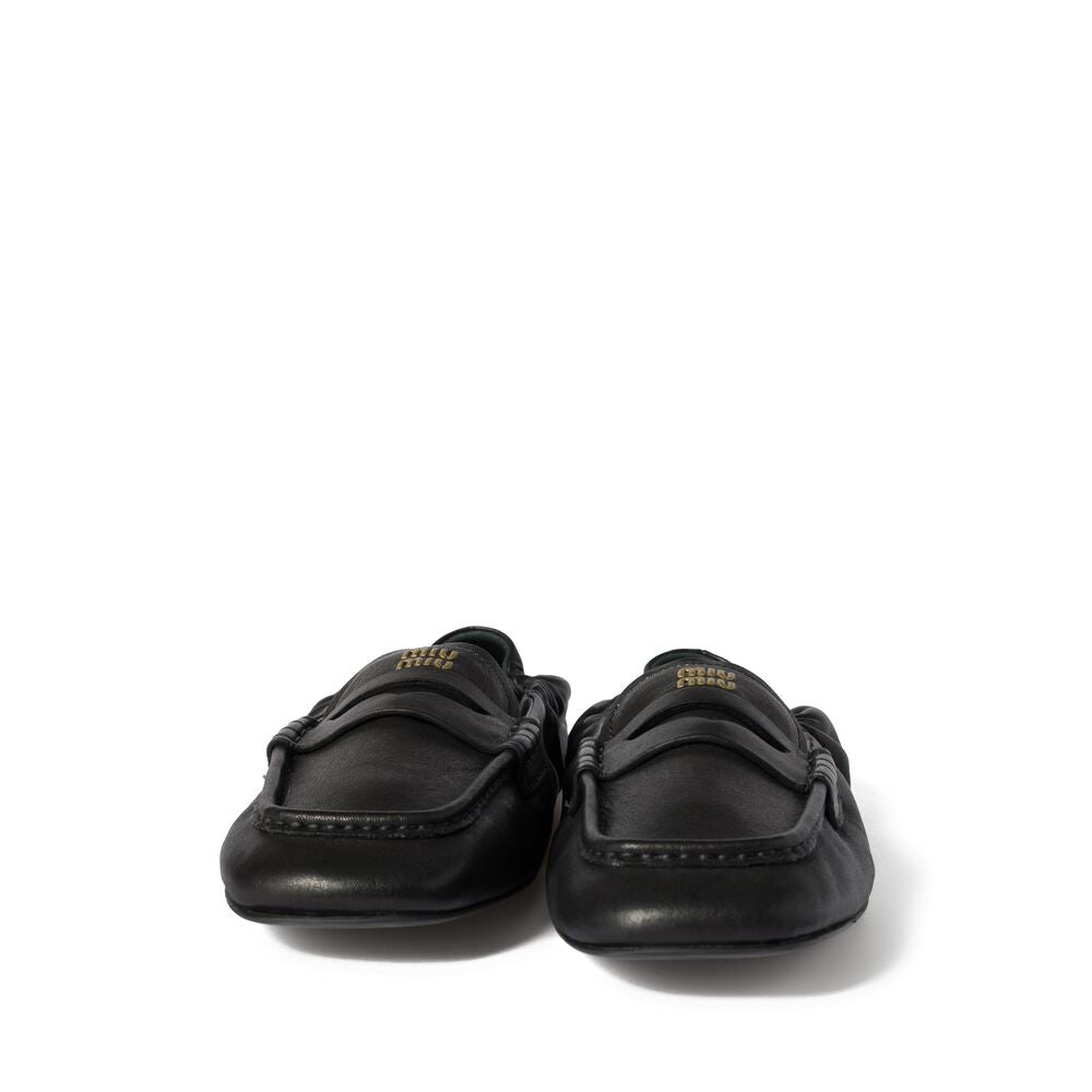 Miu Miu Black Loafers Women