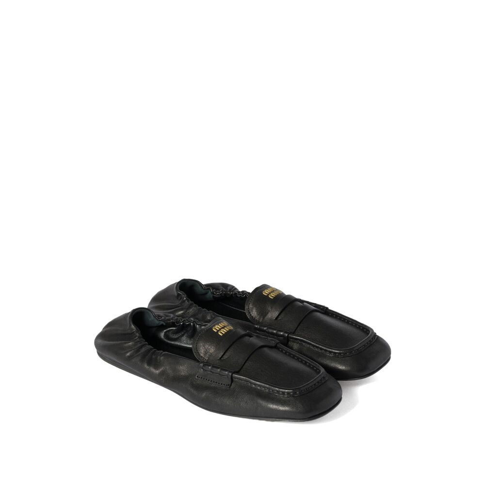 Miu Miu Black Loafers Women