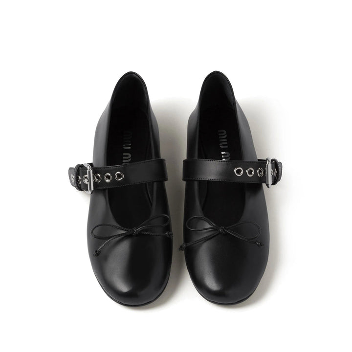 Miu Miu Black Ballet Flats Women