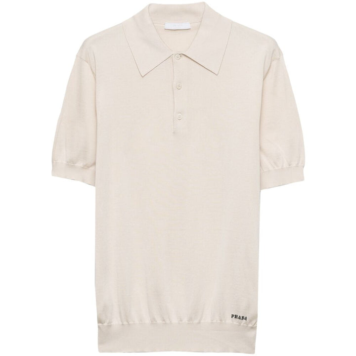 Prada Neutrals Polo Shirts Men