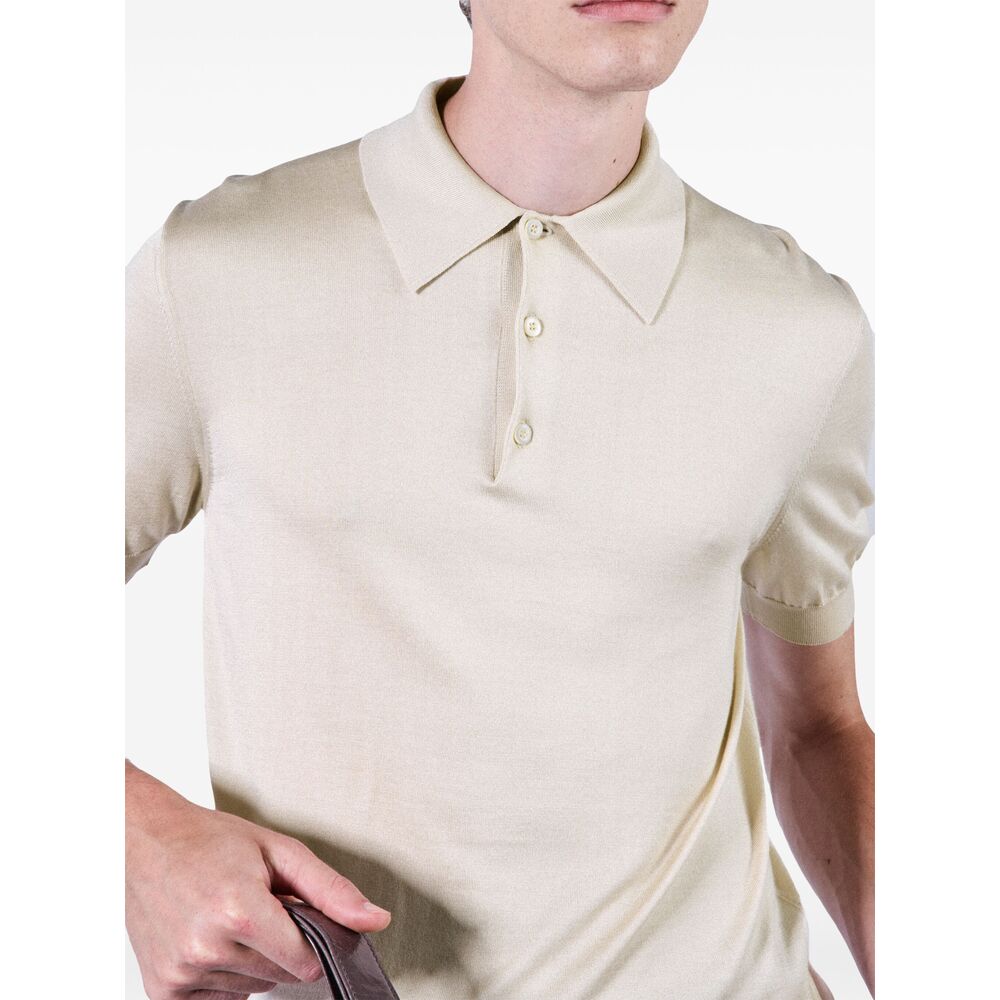 Prada Neutrals Polo Shirts Men