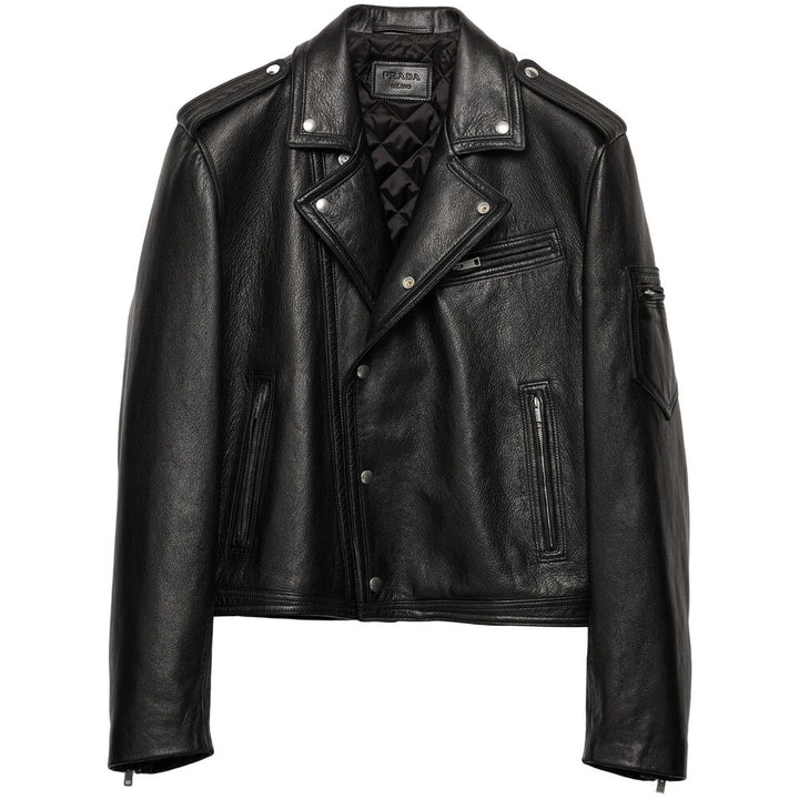 Prada Black Jackets - Leather Jackets Men