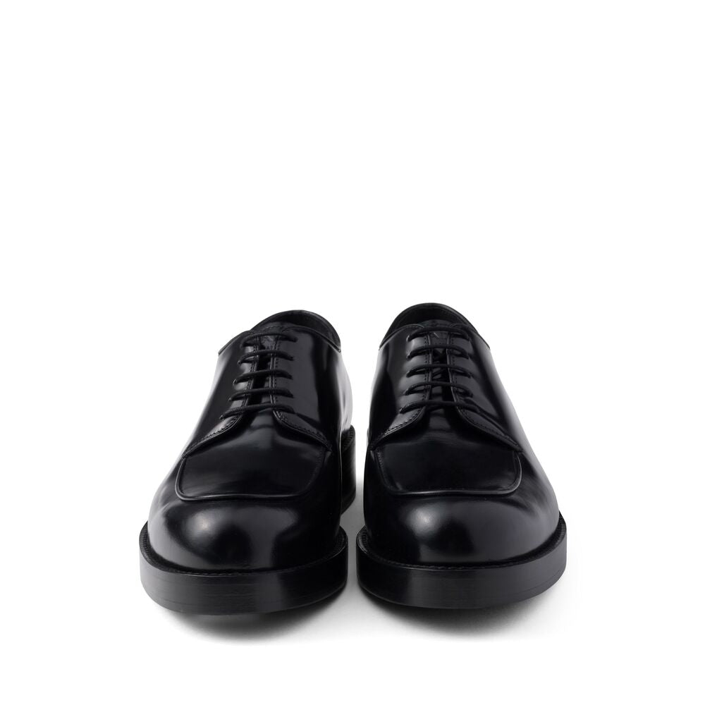 Prada Black Derby Shoes Men