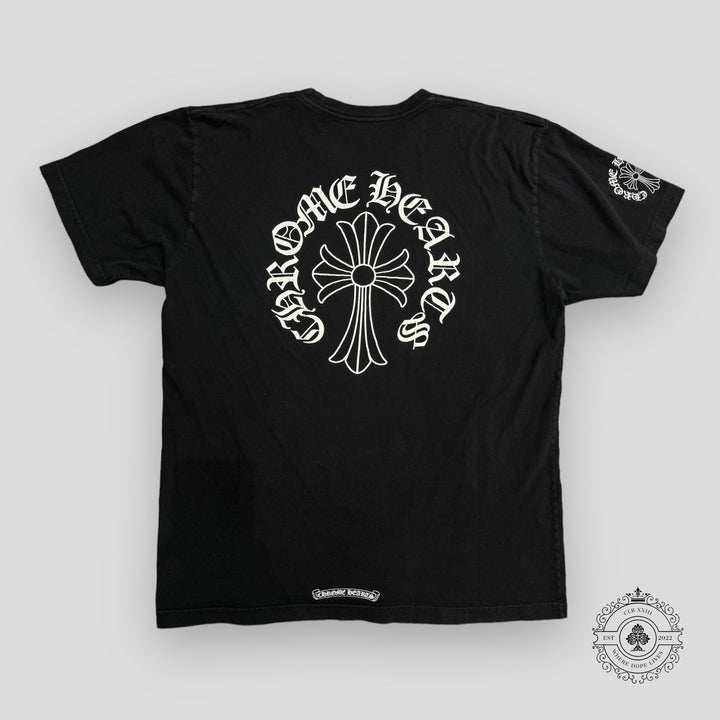 Chrome Hearts Neck Logo Pocket T-Shirt in Black