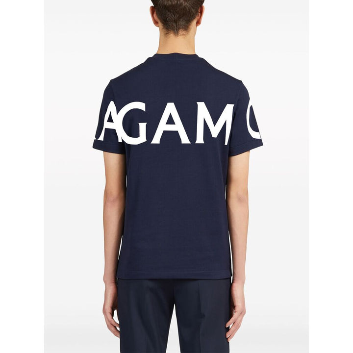 Ferragamo Blue T-Shirts & Vests - T-Shirts Men