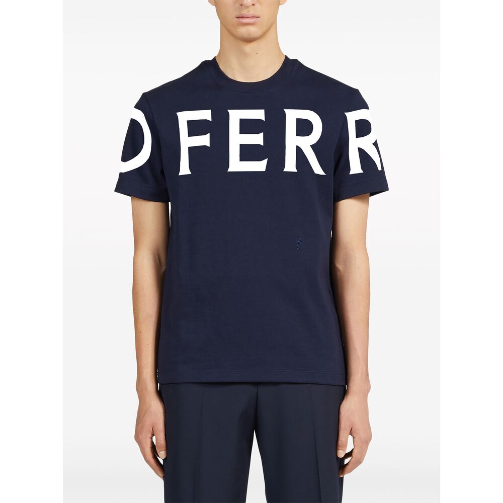 Ferragamo Blue T-Shirts & Vests - T-Shirts Men