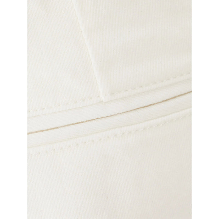 Ferragamo White Denim - Straight-Leg Jeans Women