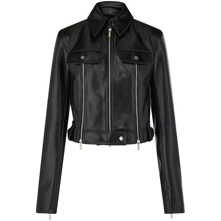 Ferragamo Black Jackets - Biker Jackets Women